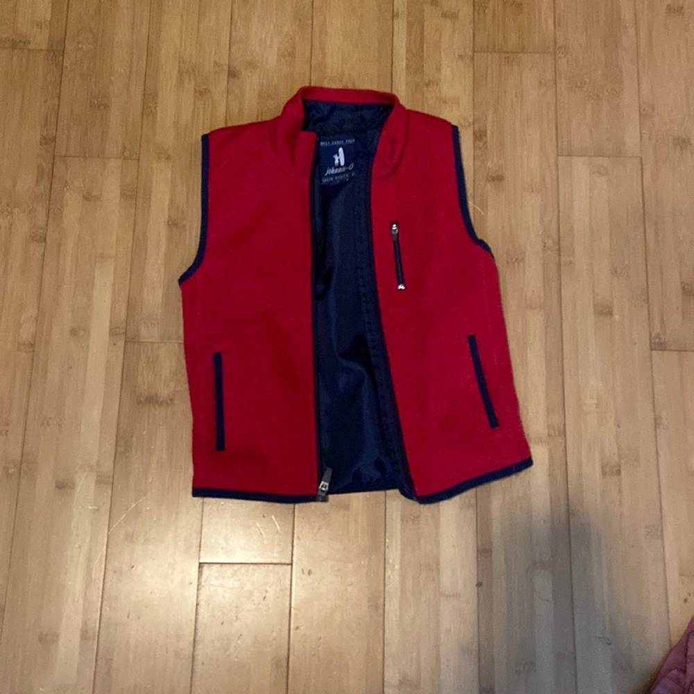 Johnnie-O boys dressy vest size 4